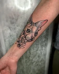 black and grey realism tattoo on forearm #49621 | Tattoo Artist Дарья Голявина