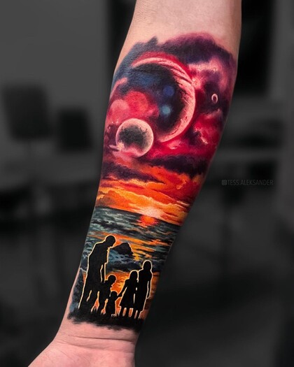 Тату эскиз #49854 Тату мастер Aleksandr Teslin