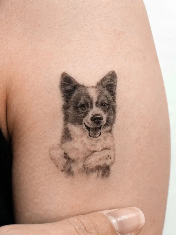 black and grey realism 타투 부위 upper arm #49904 | 타투이스트  Ria Kim