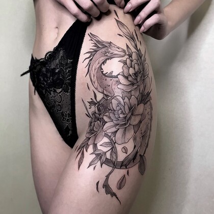 Тату эскиз #49971 Тату мастер Evgeniya Streleckaya