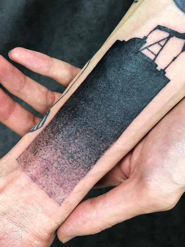 black blackwork татуировка на forearm #50251 | Тату мастер Юля Белова