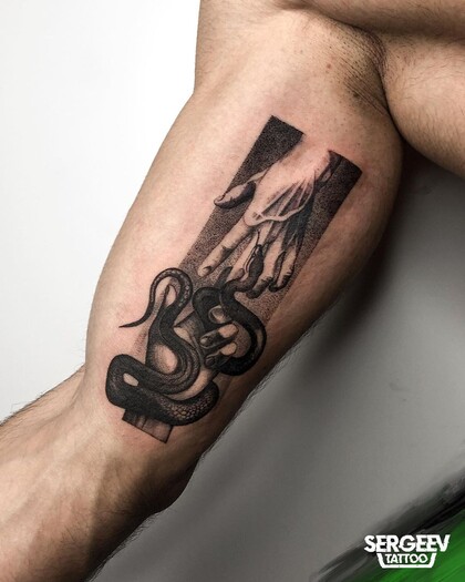 Тату эскиз #50683 Тату мастер Sergey Sergeev