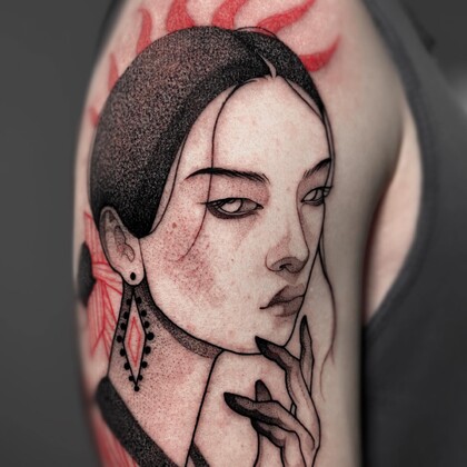 Тату эскиз #50779 Тату мастер Aleksandra Letyagina