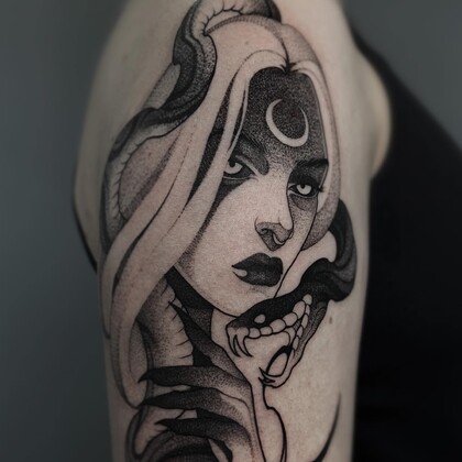 Тату эскиз #50767 Тату мастер Aleksandra Letyagina