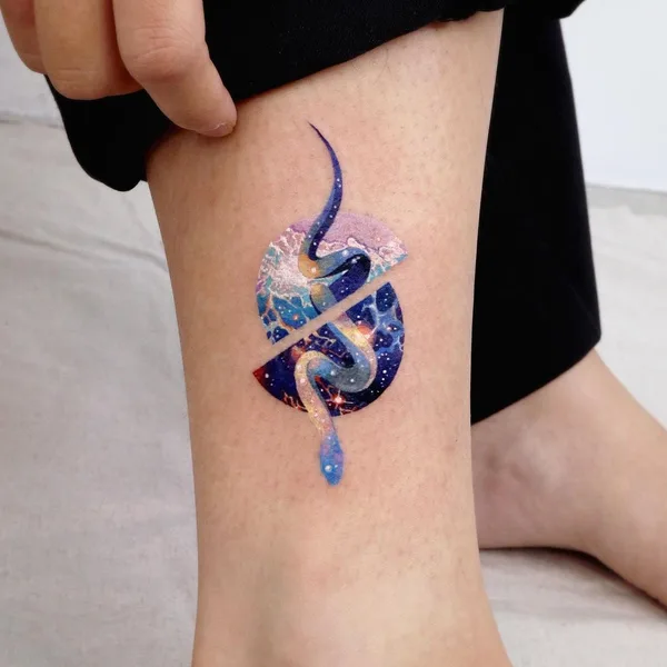 Акварель tattoo by Sigak in Seoul