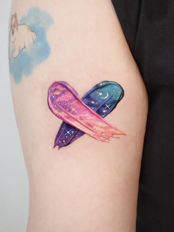 color watercolor Tatuaggio su forearm #50990 | Tatuatore Sigak