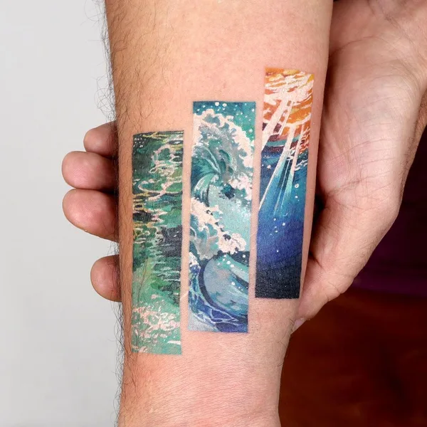 Акварель tattoo by Sigak in Seoul