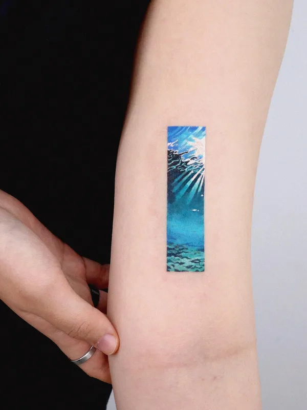 color watercolor Tatuaggio su forearm #50996 | Tatuatore Sigak
