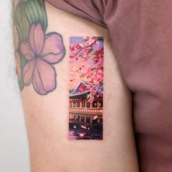 Акварель tattoo by Sigak in Seoul