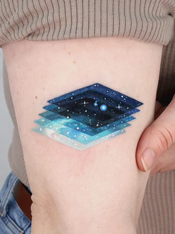 color watercolor Tatuaggio su forearm #50989 | Tatuatore Sigak