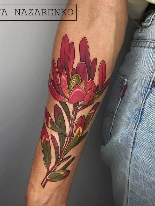 color botanic татуировка на forearm #51043 | Тату мастер Анна Назаренко