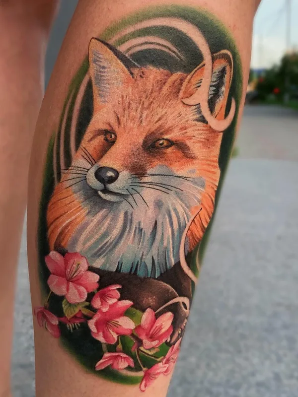 color realism татуировка на calf #51035 | Тату мастер Анна Назаренко