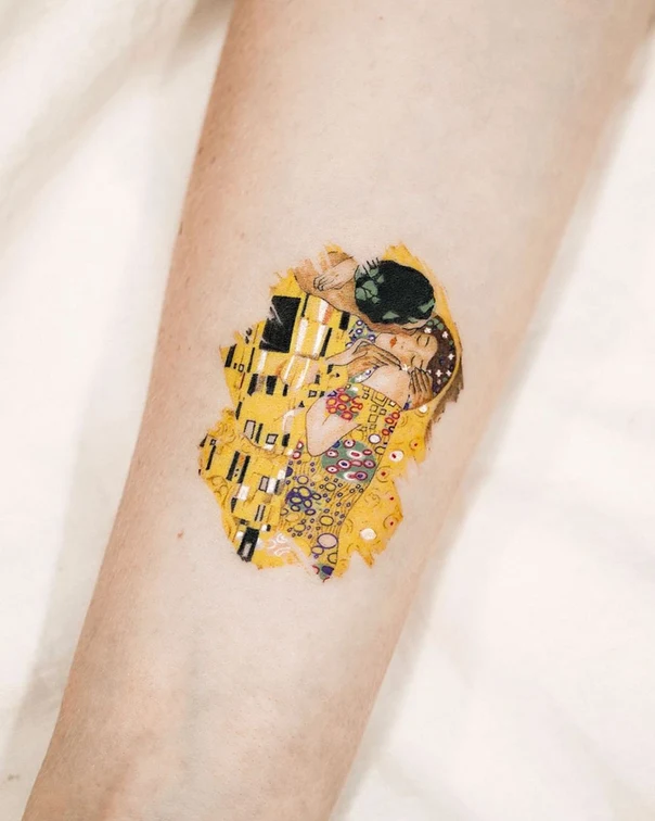 Realism Couple, Art tattoo on Forearm