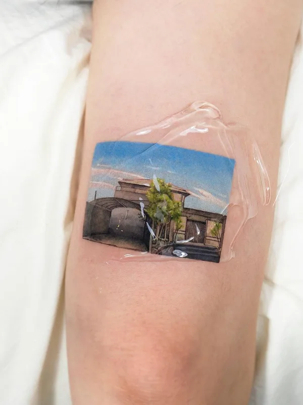 color realism 타투 부위 thigh #51113 | 타투이스트 Hansan