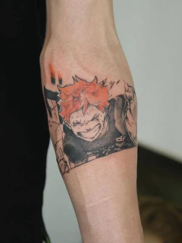 color anime Tatuaggio su forearm #51142 | Tatuatore Milena