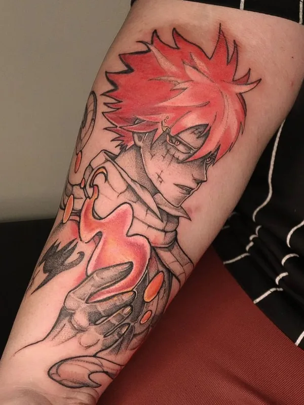 color anime Tatuaggio su forearm #51139 | Tatuatore Milena