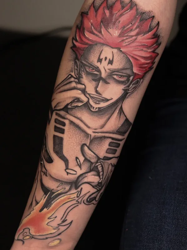 color anime Tatuaggio su forearm #51133 | Tatuatore Milena