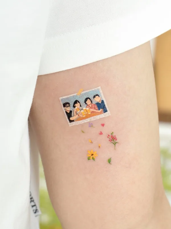 color illustrative 타투 부위 upper arm #51287 | 타투이스트 Ovenlee