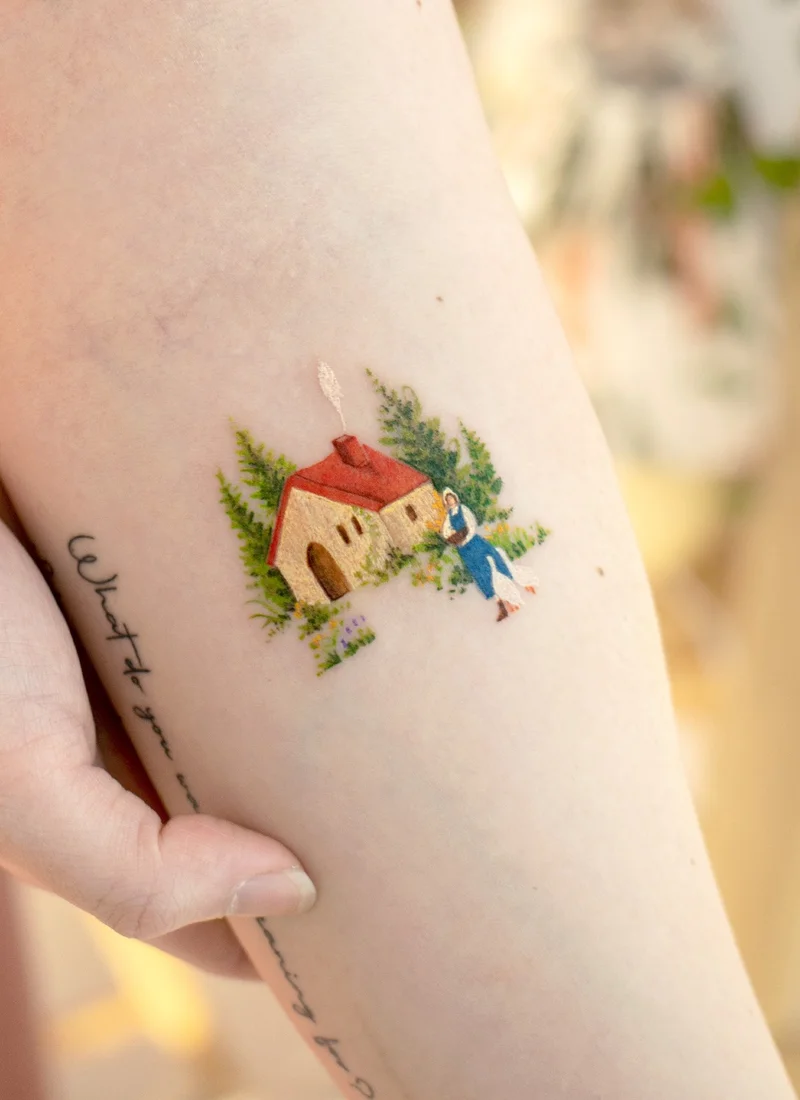 Stile naif di tatuaggi affascinanti da OvenLee