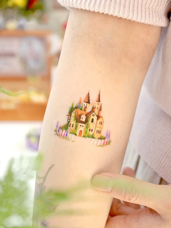female color illustrative 타투 부위 forearm #51288 | 타투이스트 Ovenlee