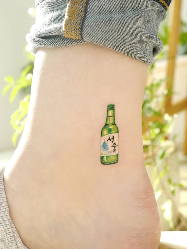 color illustrative 타투 부위 ankle #51292 | 타투이스트 Ovenlee