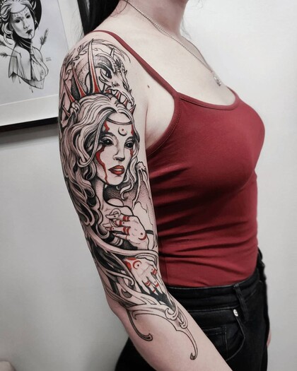 Тату эскиз #51690 Тату мастер Elena Bykova