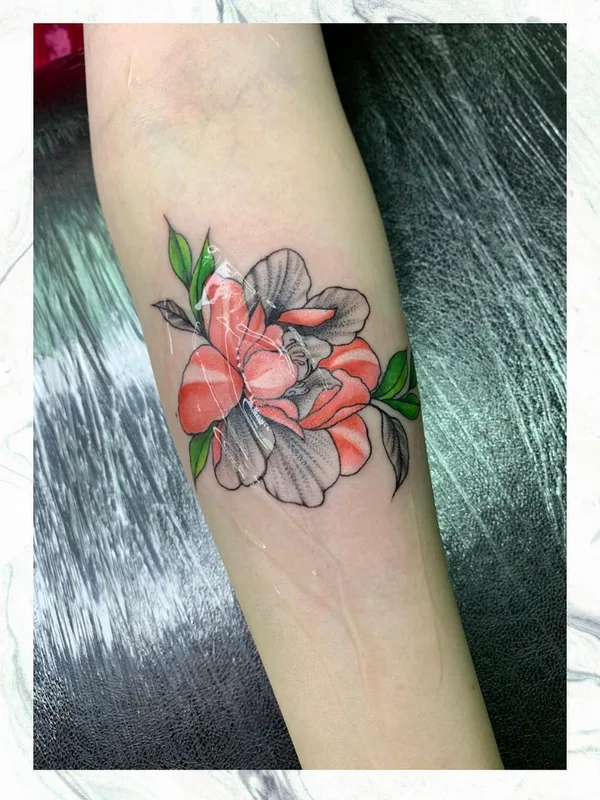 color botanic Tatuaggio su forearm #51739 | Tatuatore Ирина Итальянкина