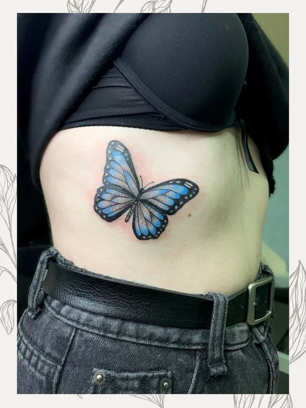 female color illustrative Tatuaggio su side #51740 | Tatuatore Ирина Итальянкина