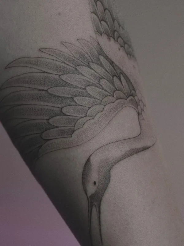 black and grey japanese 纹身 在 forearm #51815 | 纹身师 Кристина Марч