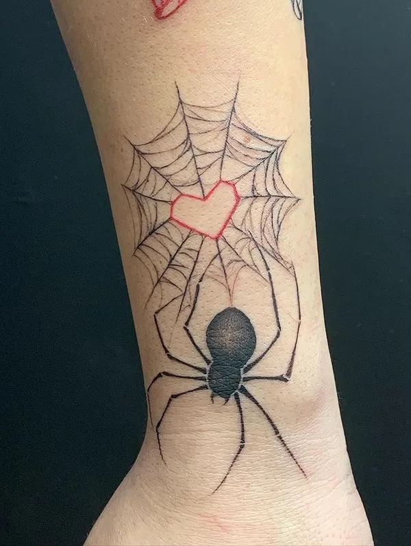 color linework 纹身 在 forearm #51871 | 纹身师 Lokshyna Olha