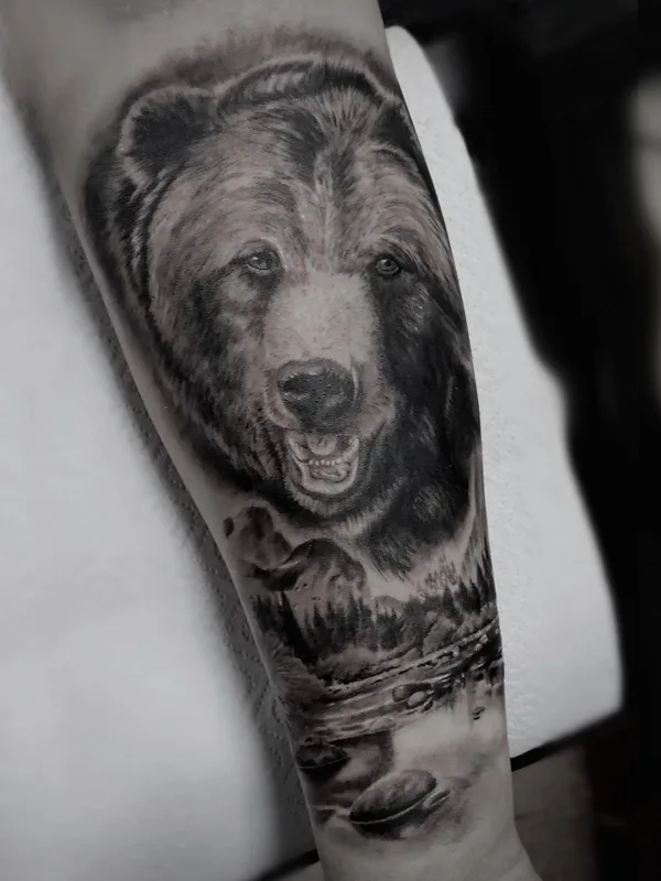 black and grey realism Tatuaggio su forearm #52137 | Tatuatore Дмитрий Степаненко