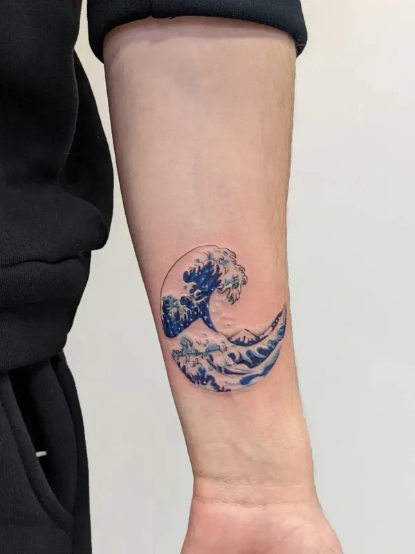 color japanese tattoo on forearm #52264 | Tattoo Artist Марина Филимоненко