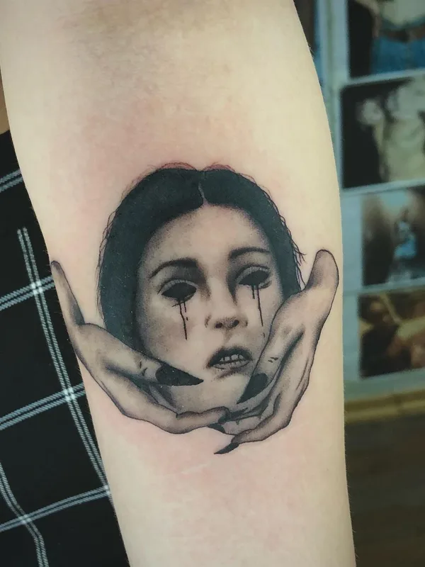 black and grey black and grey 纹身 在 forearm #52290 | 纹身师 Вовка Это
