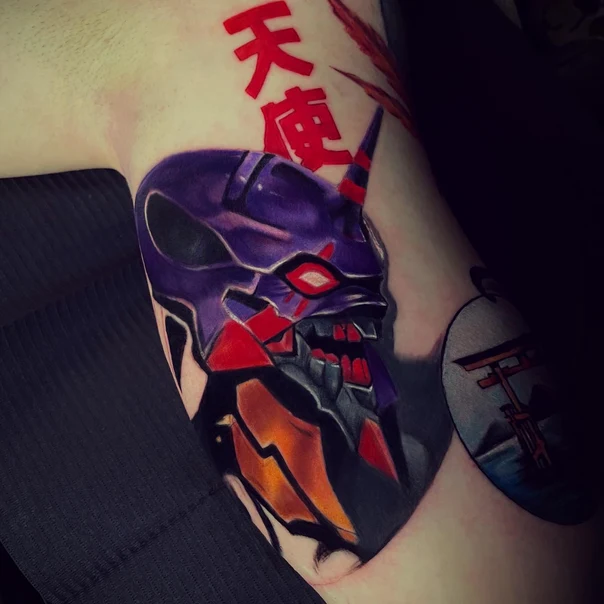 Аниме Anime, Japanese tattoo на Плечо