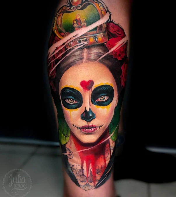 Реализм Day of the dead, Face tattoo на Икра