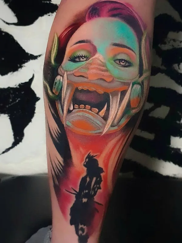 female color illustrative 타투 부위 forearm #52637 | 타투이스트 Katia Ink