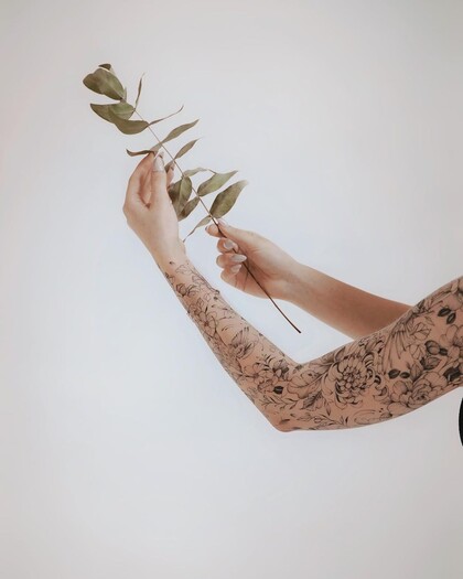 Тату эскиз #52648 Тату мастер Юлия Равинских