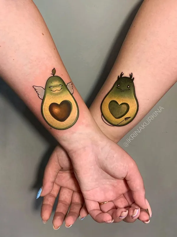 female color illustrative tattoo on forearm #52724 | Tattoo Artist Ирина Куркина