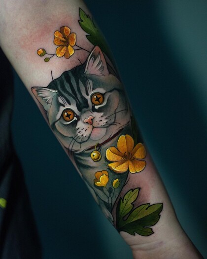 Тату эскиз #52735 Тату мастер Irina Kurkina