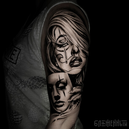 Тату эскиз #63876 Тату мастер Vasiliy Blazhennyy
