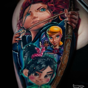 татуировка #63949 | Тату мастер @lulutattooart