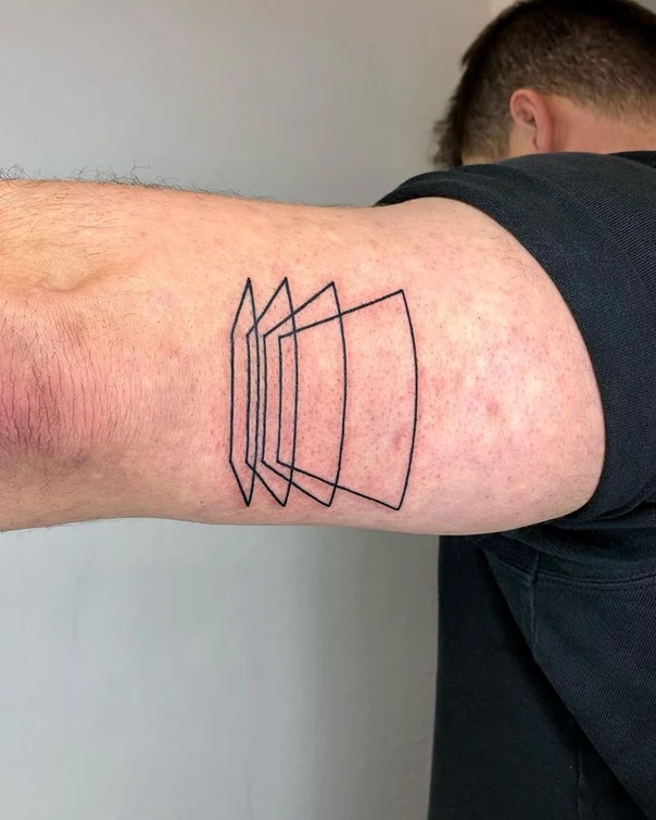 Geometric Geometric tattoo on Forearm