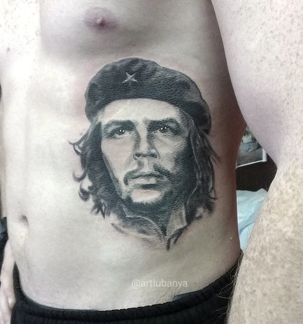male black and grey realism Tatuaggio su chest #64333 | Tatuatore Любаня LuCh