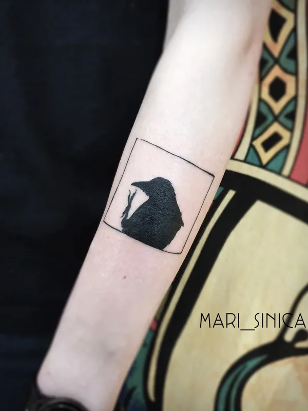 black blackwork 纹身 在 forearm #64383 | 纹身师 Мари Синица