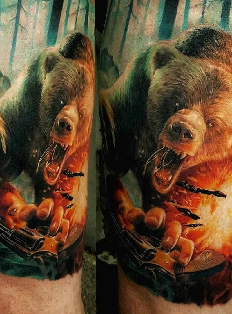 Bear Tattoo Meaning: Strength, Protection & Wilderness Symbolism