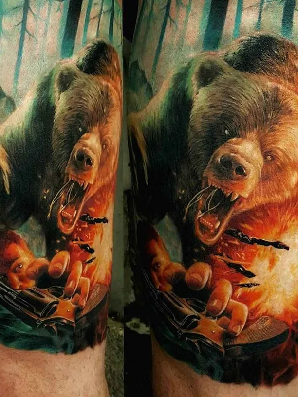 Bear Tattoo Meaning: Strength, Protection & Wilderness Symbolism