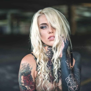 🔥 Горячие фото, портфолио модели  #9853 Тату модель Lauren Brock