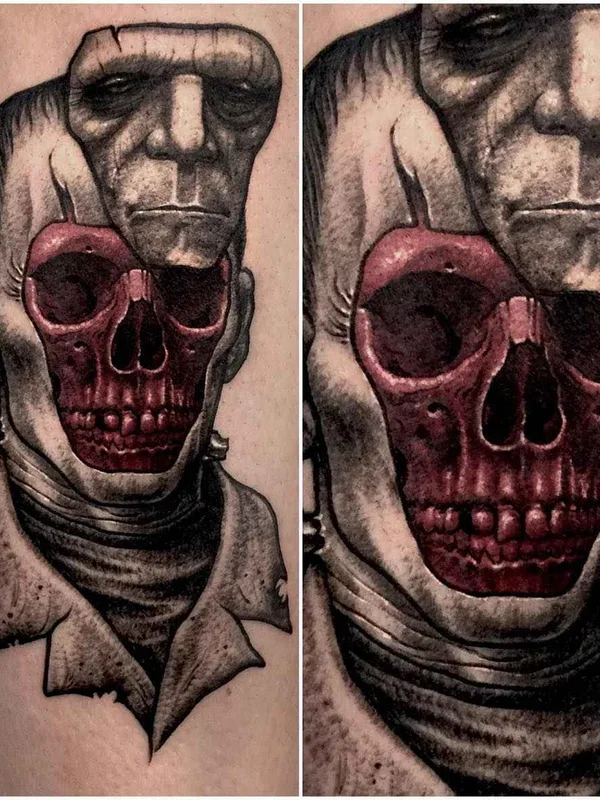 color realism 纹身 在 thigh #9672 | 纹身师 Varo Tattooer