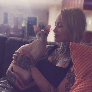 🔥 Горячие фото, портфолио модели  #8682 Тату модель Sara Fabel