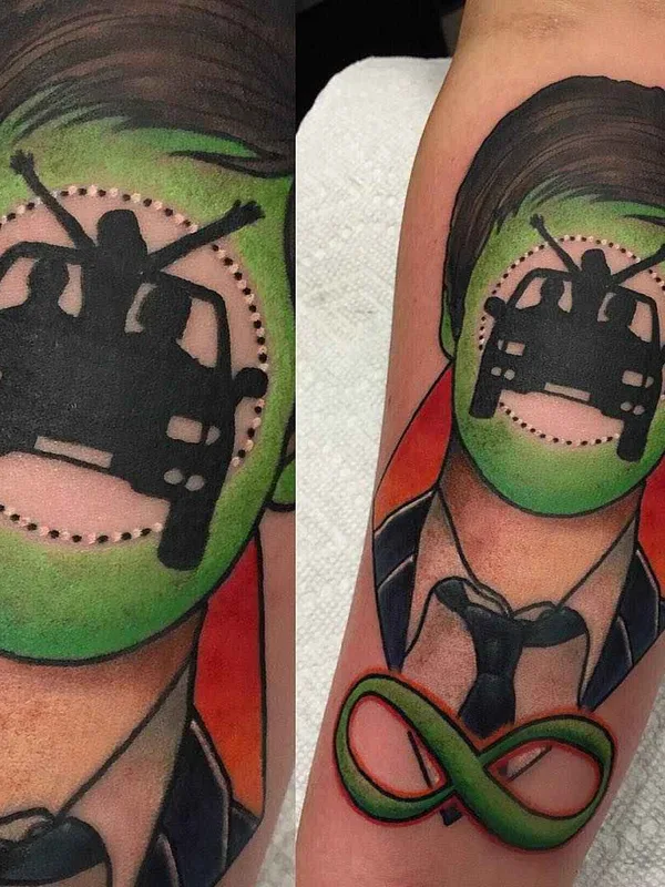 color illustrative 纹身 在 forearm #9118 | 纹身师 Jay Joree